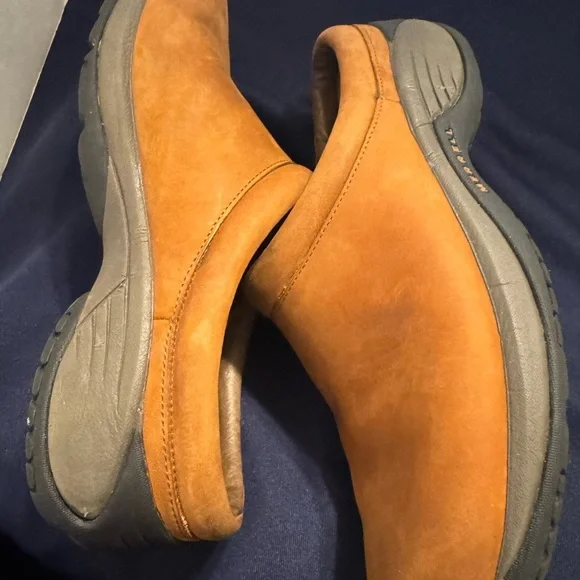 Women’s Merrill Brown Leather Slip On’s Style “Dune” Size 8.5 - Picture 16 of 16